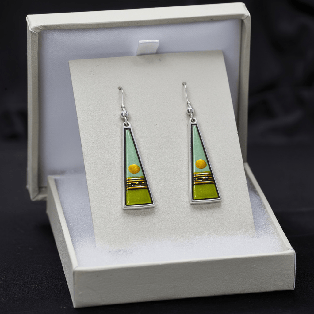 Meadow Spire Earrings 1.5"