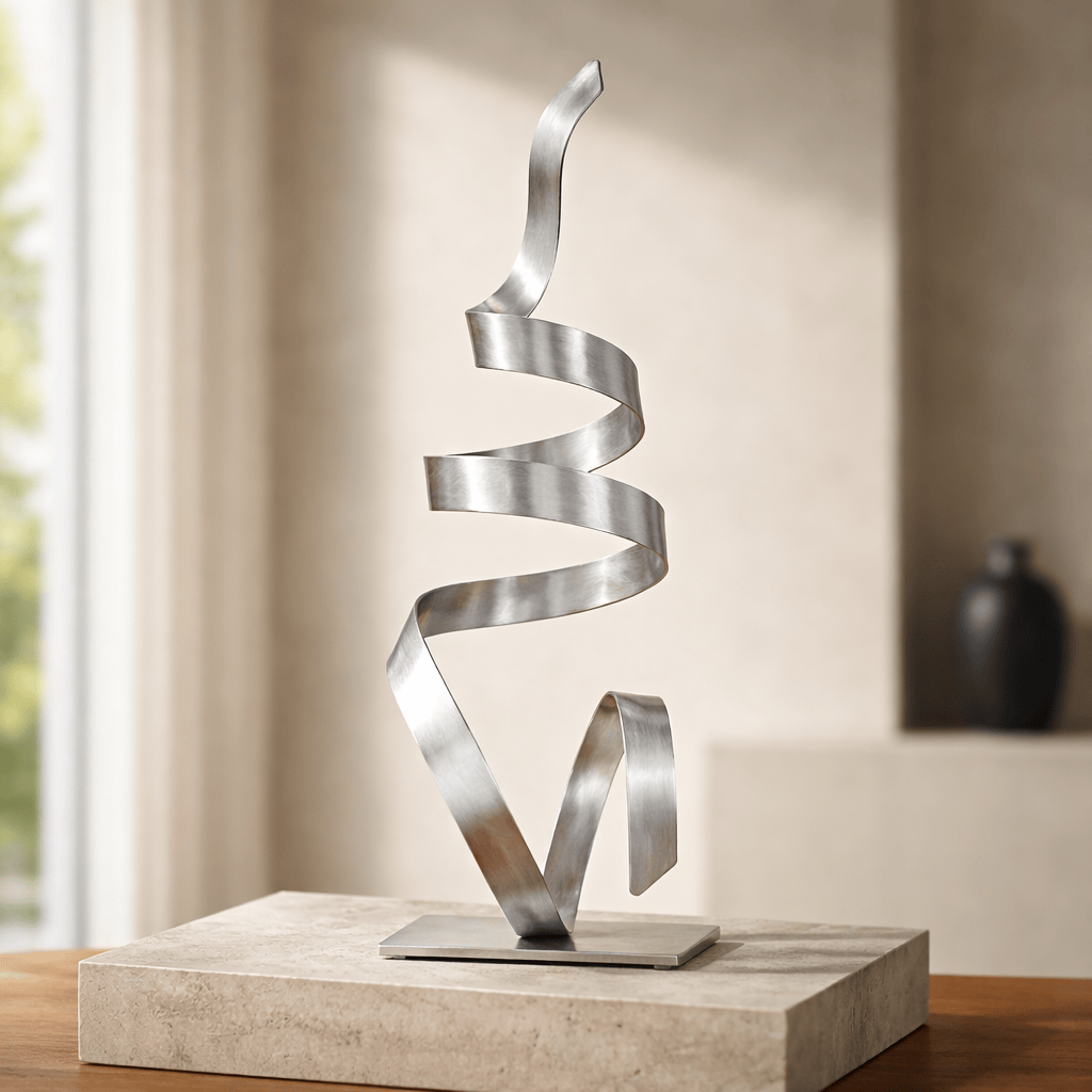 Flowing Tide - Metal Sculpture 18"x10"