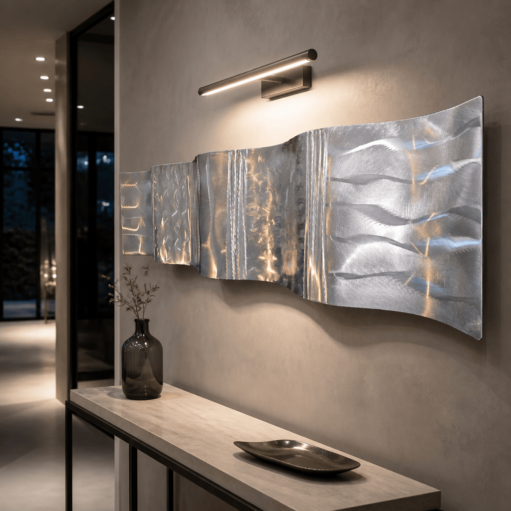 Tidal Passage - Metal Wall Art 46"x10"