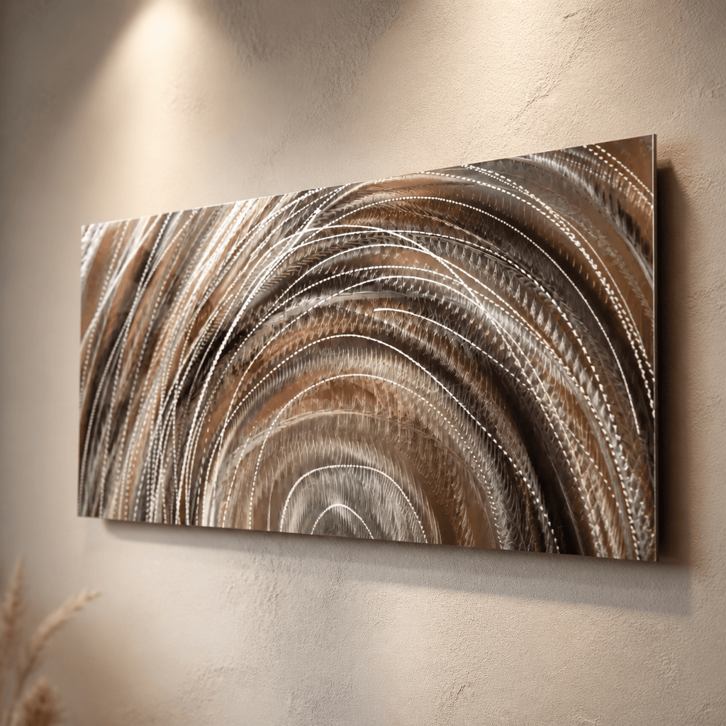The Spiral Within - Metal Wall Art 12"x24"