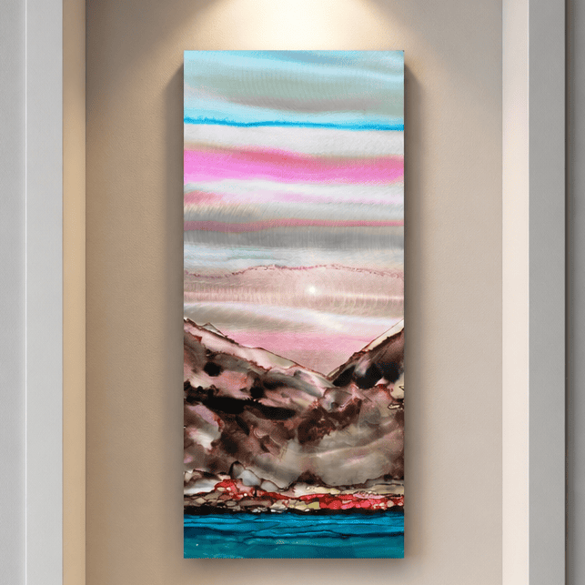 Between Worlds - Metal Wall Art 11"x24"