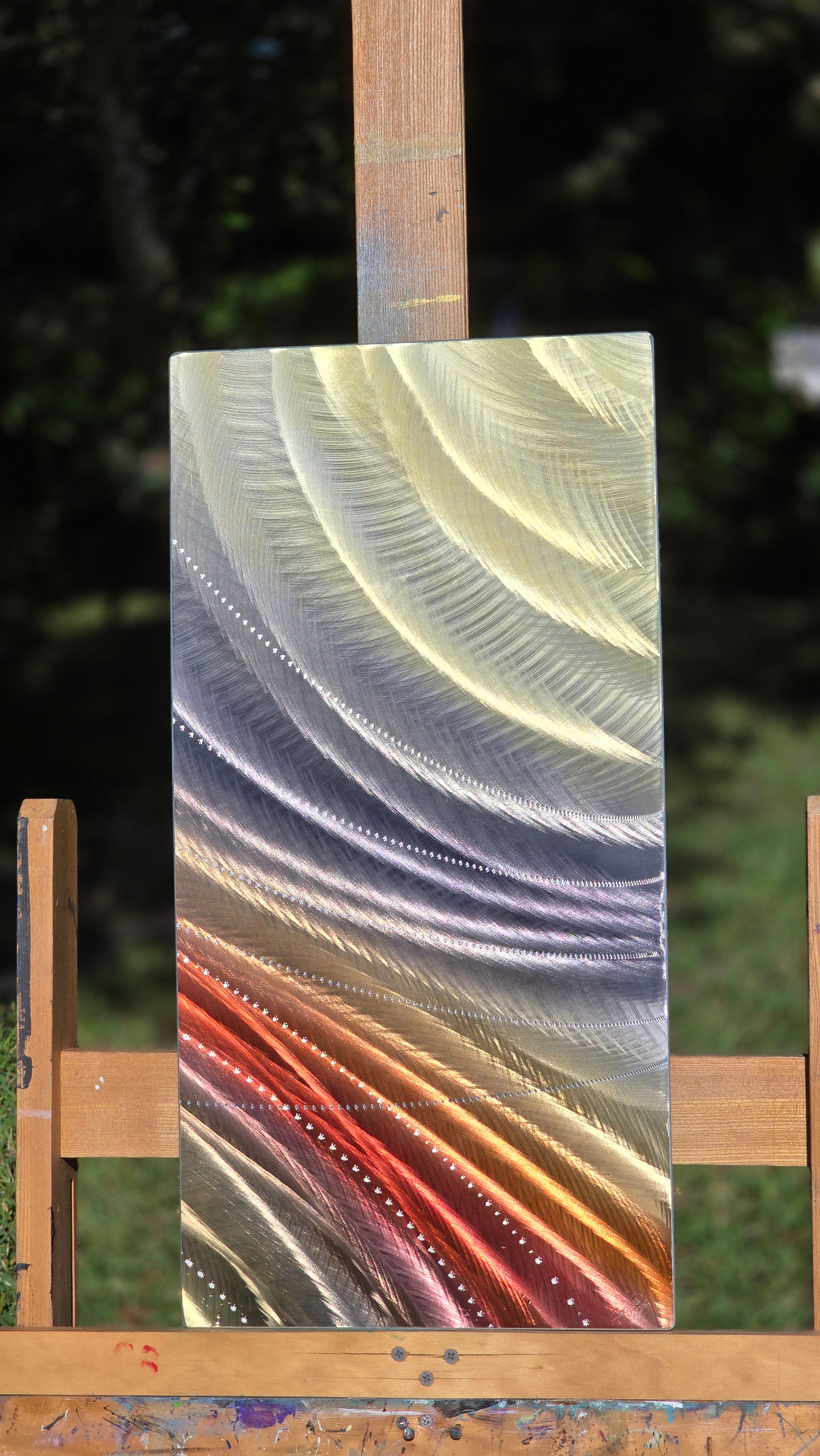 Peaceful Journey - Metal Wall Art 12"x24"