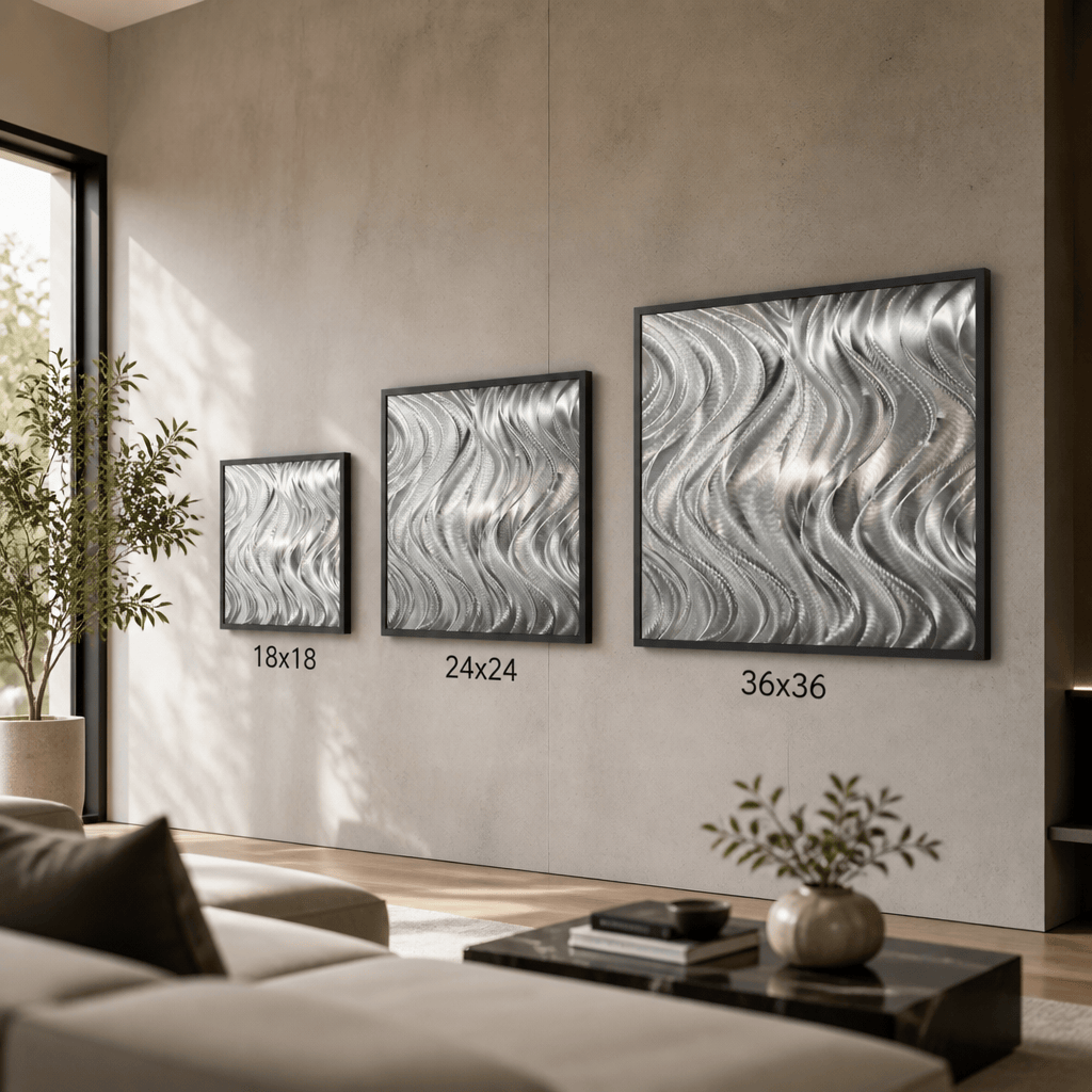 (The Drift) - Metal Wall Art 24"x24"