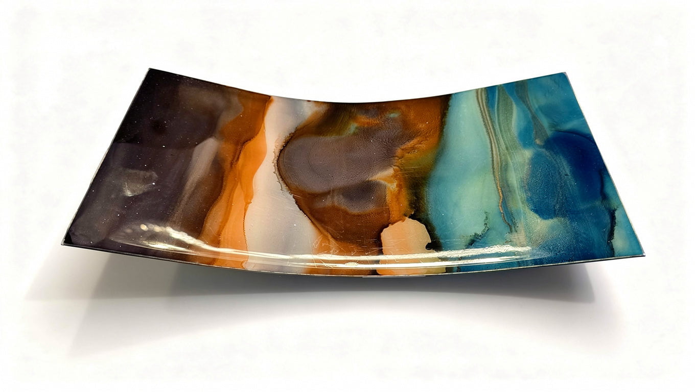 Terra & Tide - Metal Art Sculpture 6"x12"