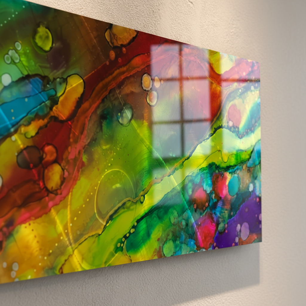 Liquid Aurora - Metal Wall Art 12"x24"