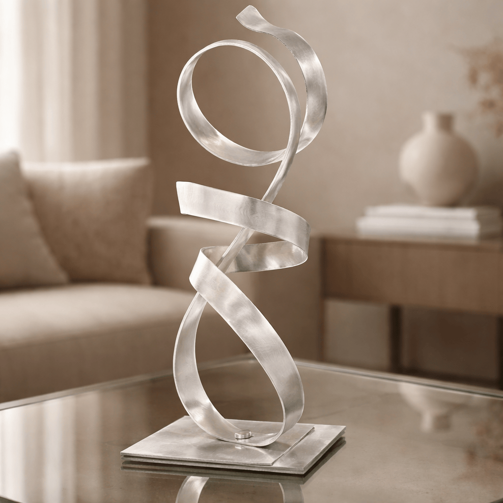 Eternal Flow - Metal Sculpture 18"x8"