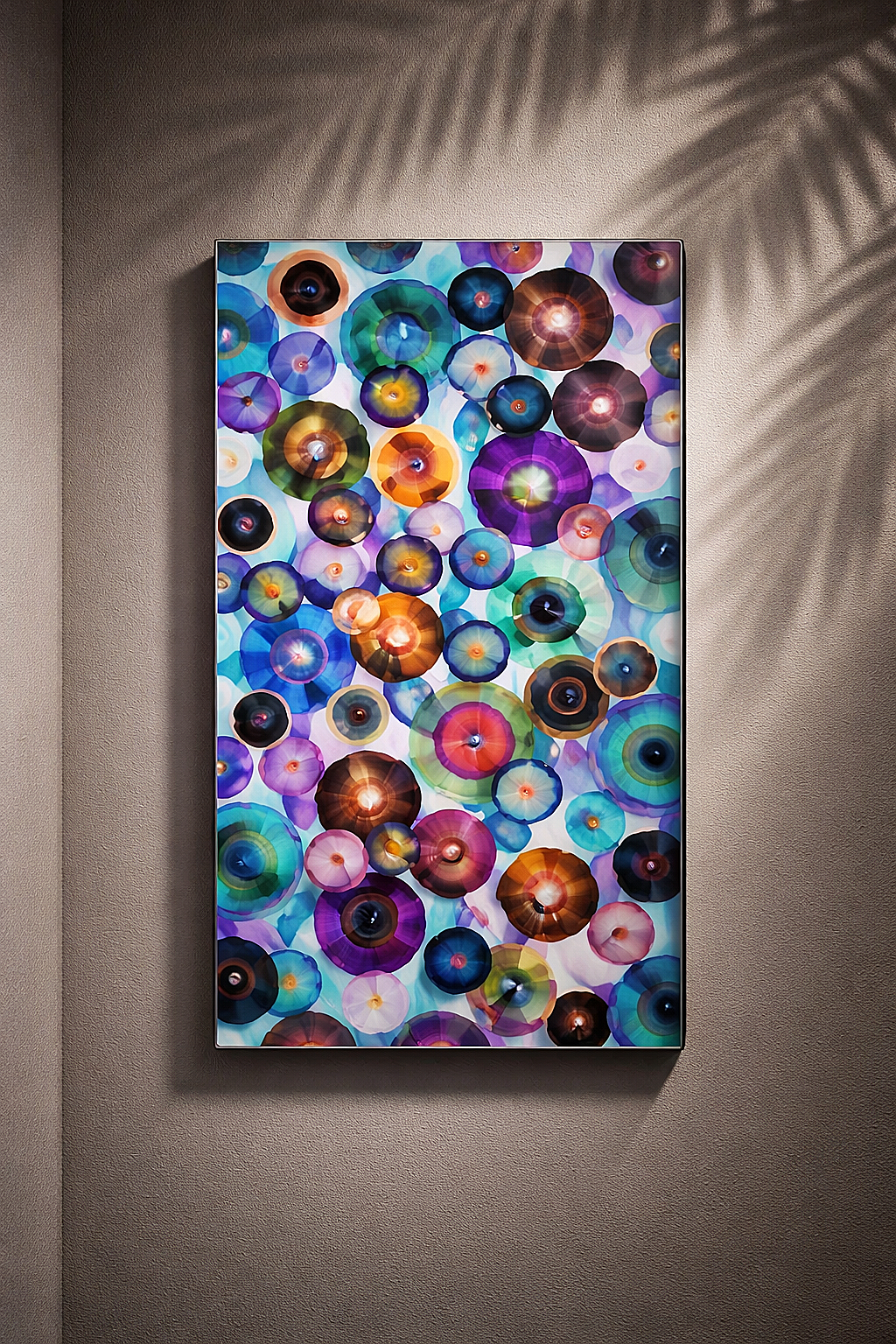 Radiant Bubbles - Metal Wall Art 24"x48"