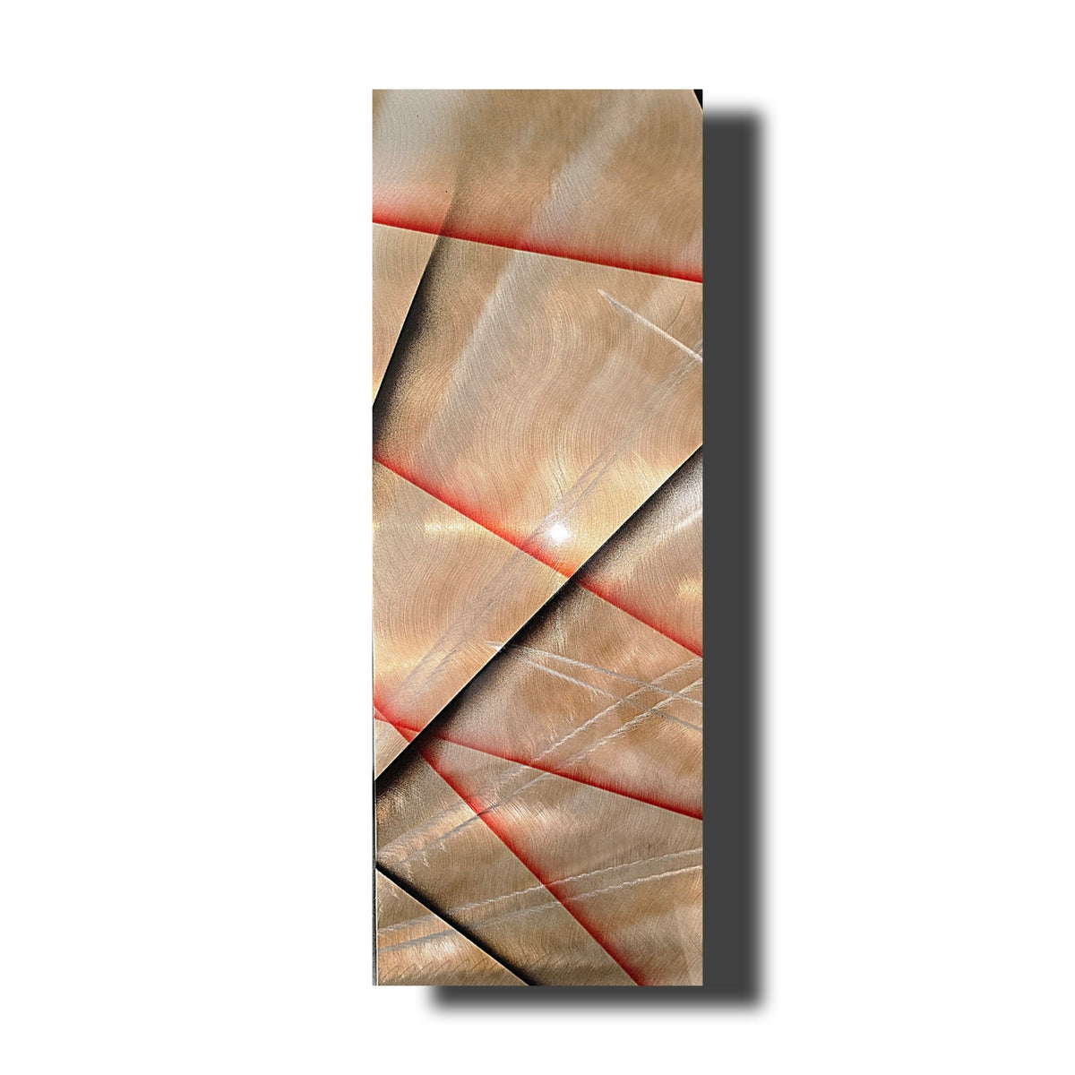 Lines of Fire - Metal Wall Art 9"x24"