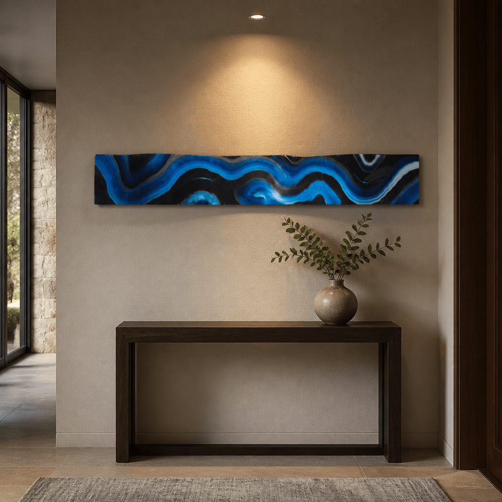 Fathom - Metal Wave Wall Art 6"x46"