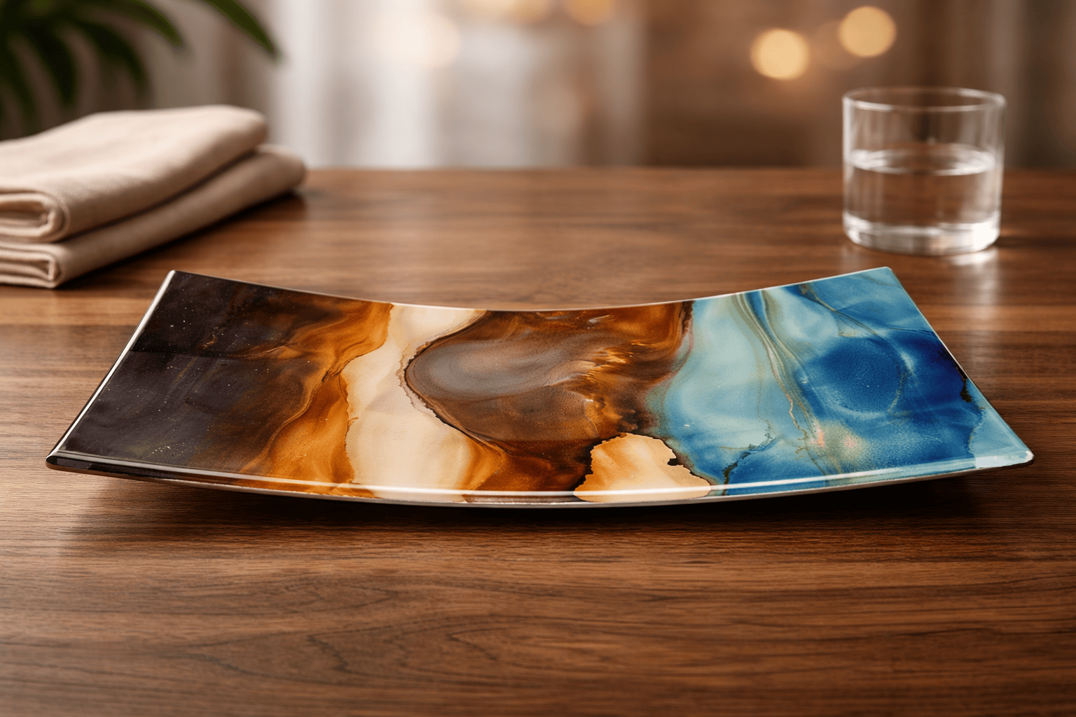 Terra & Tide - Metal Art Sculpture 6"x12"