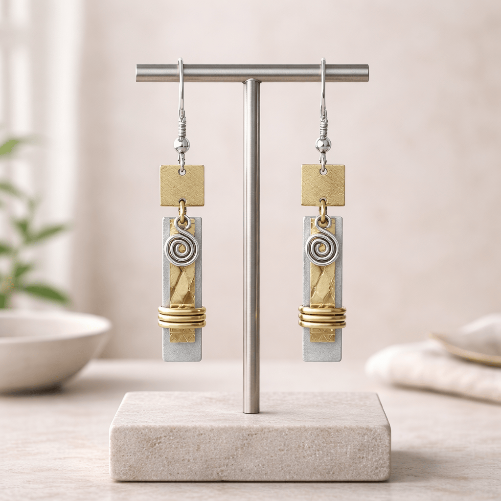 Ancient Totem Jewelry Earrings 1.75"
