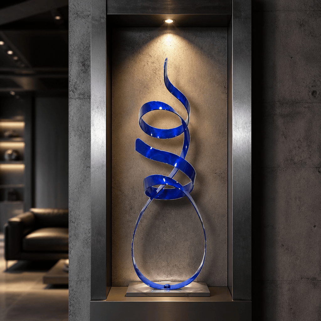 The Unfolding - Metal Sculpture 18"x8"