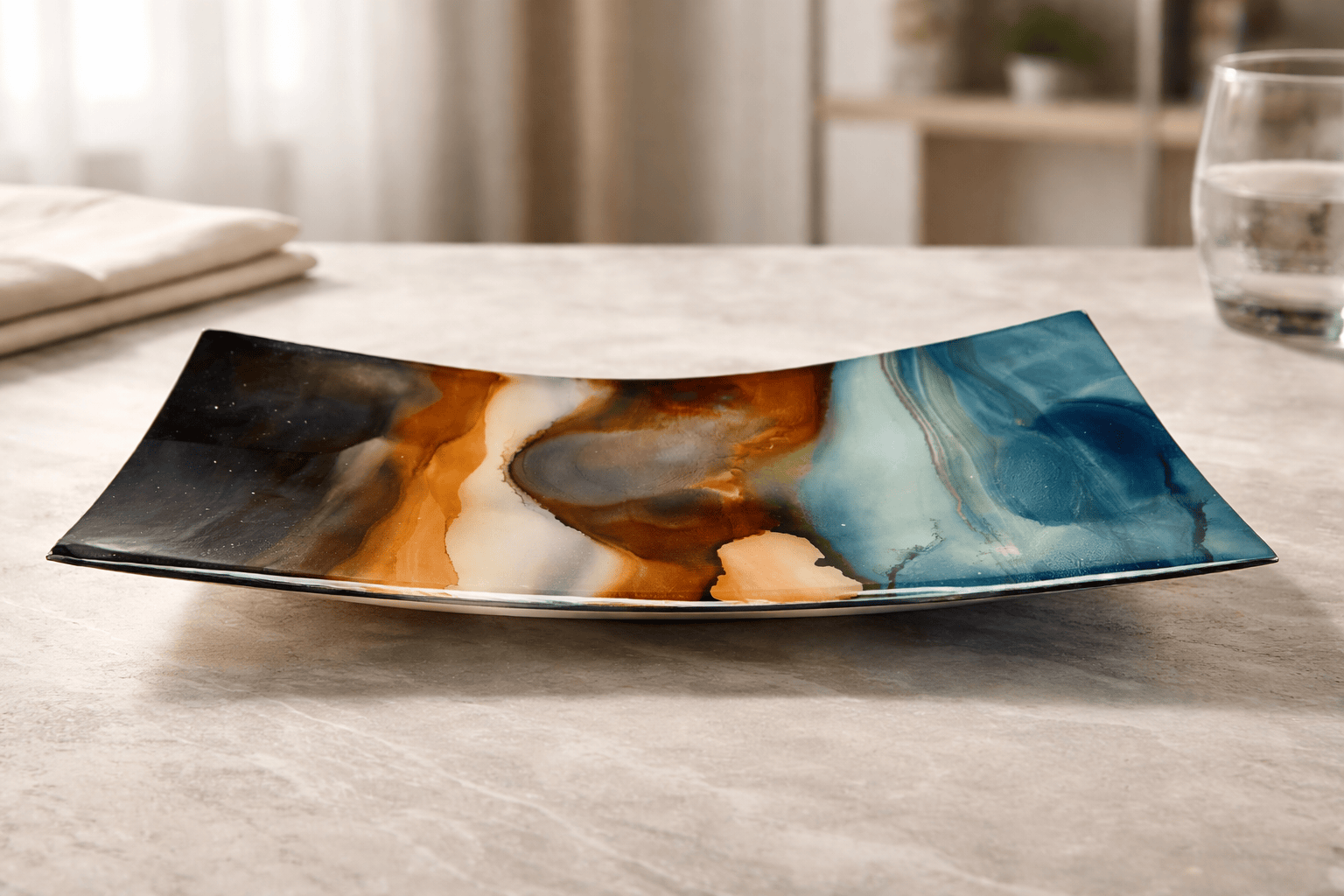 Terra & Tide - Metal Art Sculpture 6"x12"