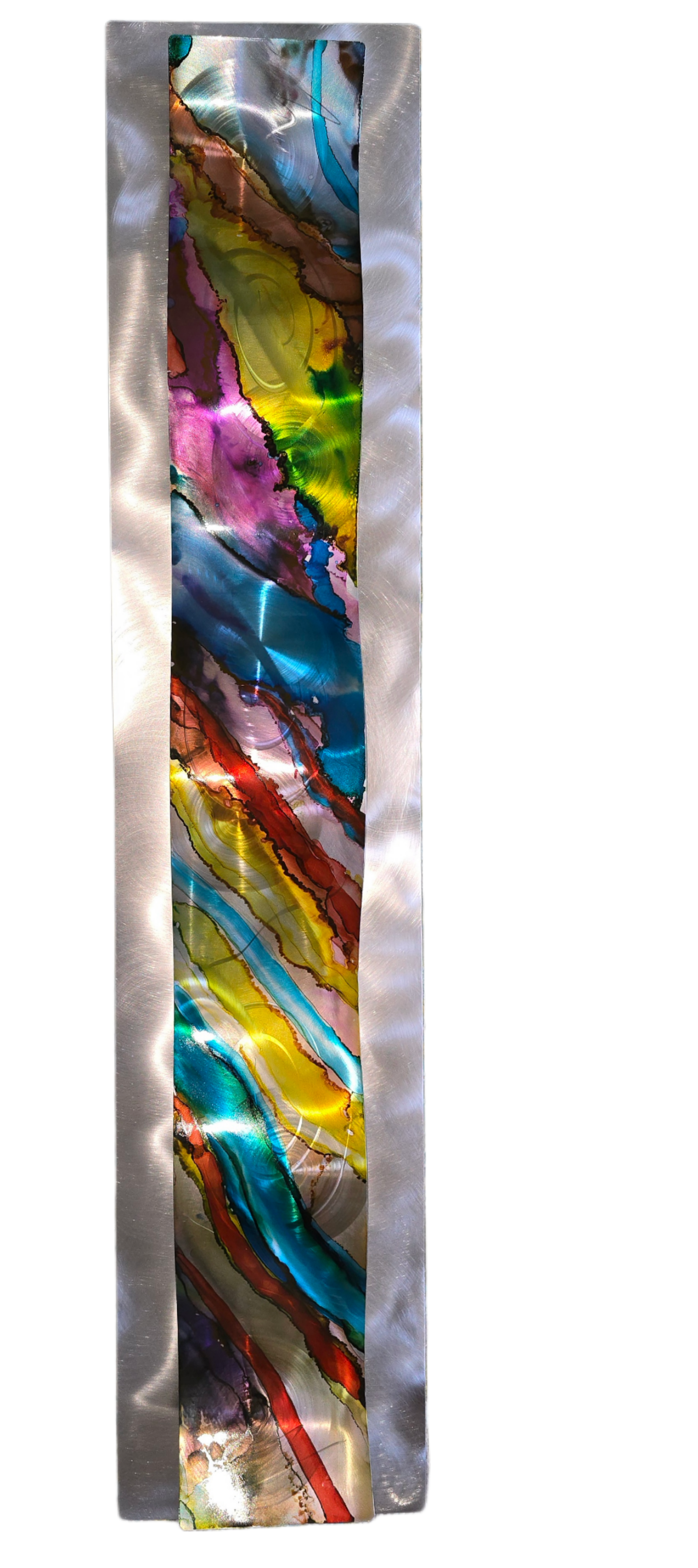 Carnival Wave - Metal Wave Wall Art 10"x46"