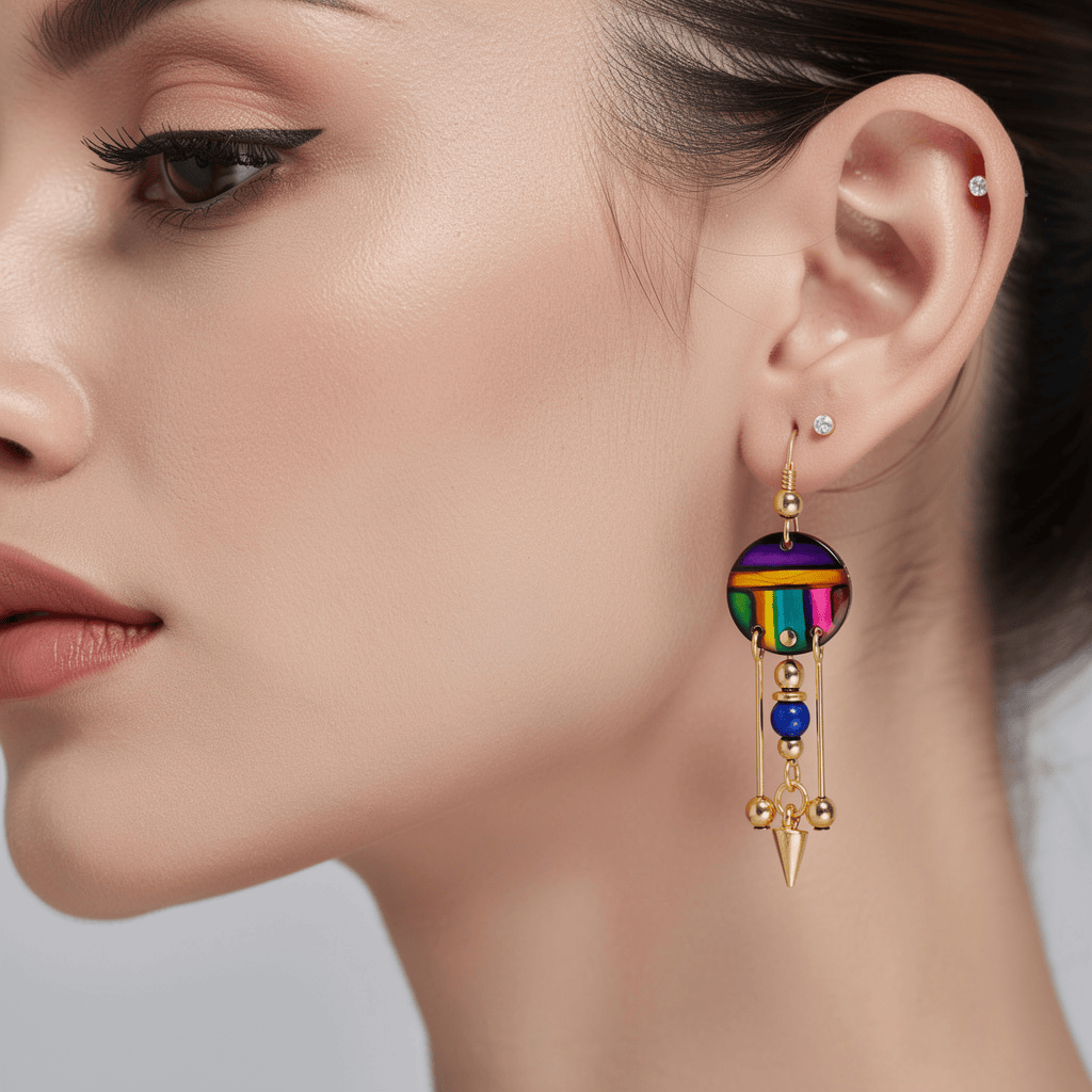 Vivid Horizon Earrings 2"