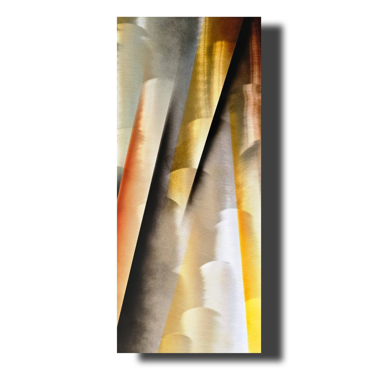 Gilded Fault - Metal Wall Art 10"x24"