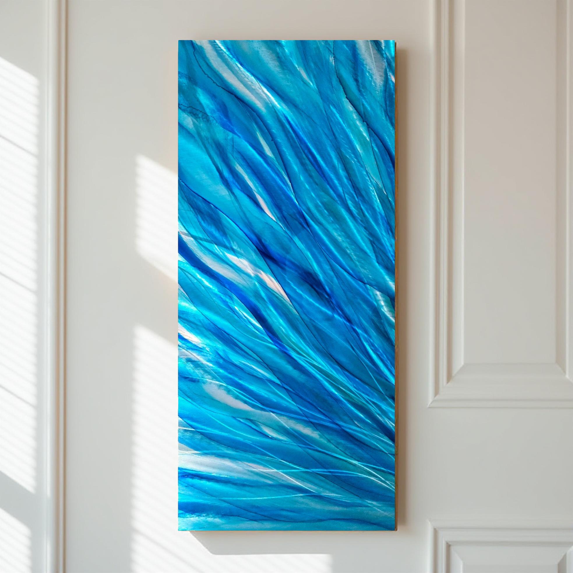 Coastal Calm - Metal Wall Art 11"x24"