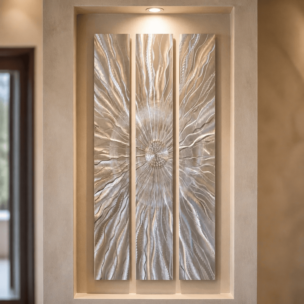 The Emanation - 3-Panel Metal Wall Art 8"x48" (each)