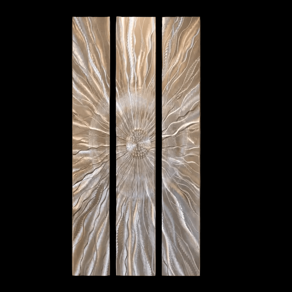 The Emanation - 3-Panel Metal Wall Art 8"x48" (each)