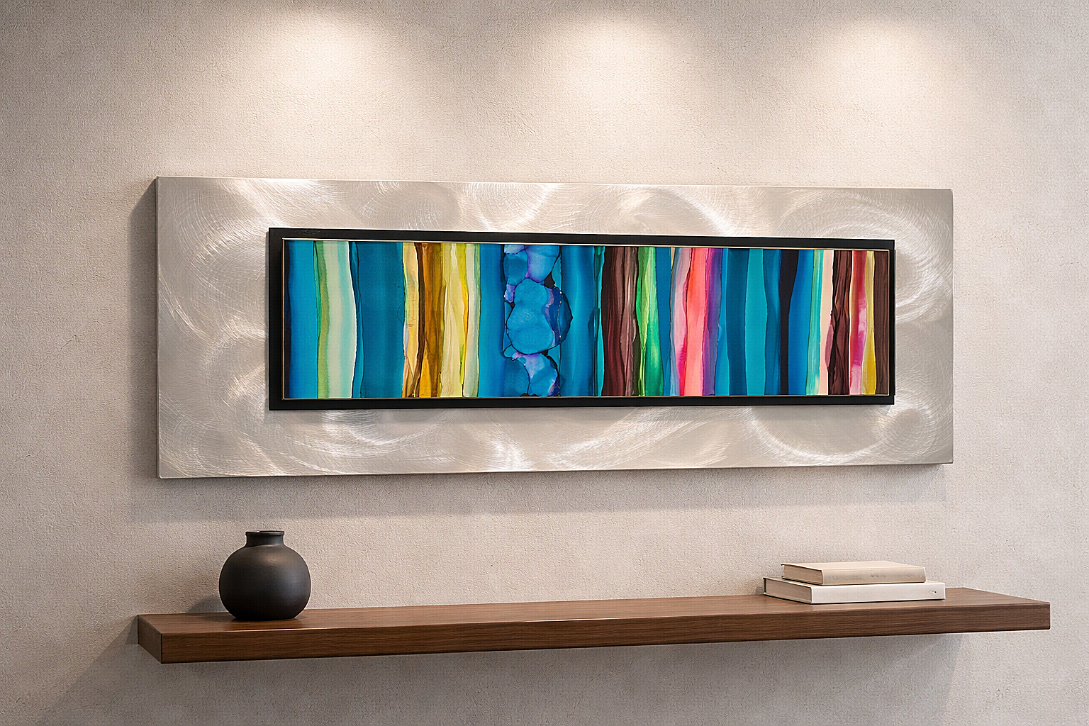 Aquatic Dreams - Metal Wall Art 12"x32"