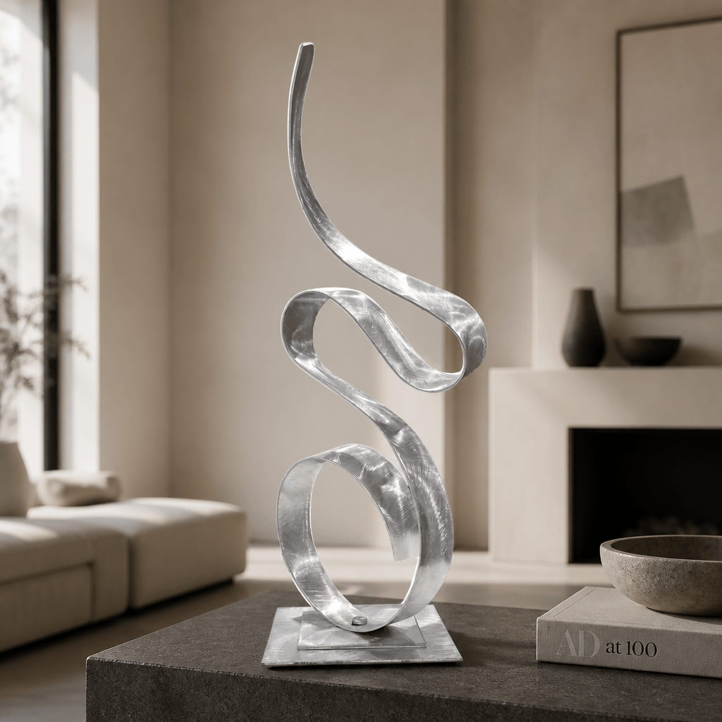 (The Unraveling) - Metal Sculpture 29"x8"