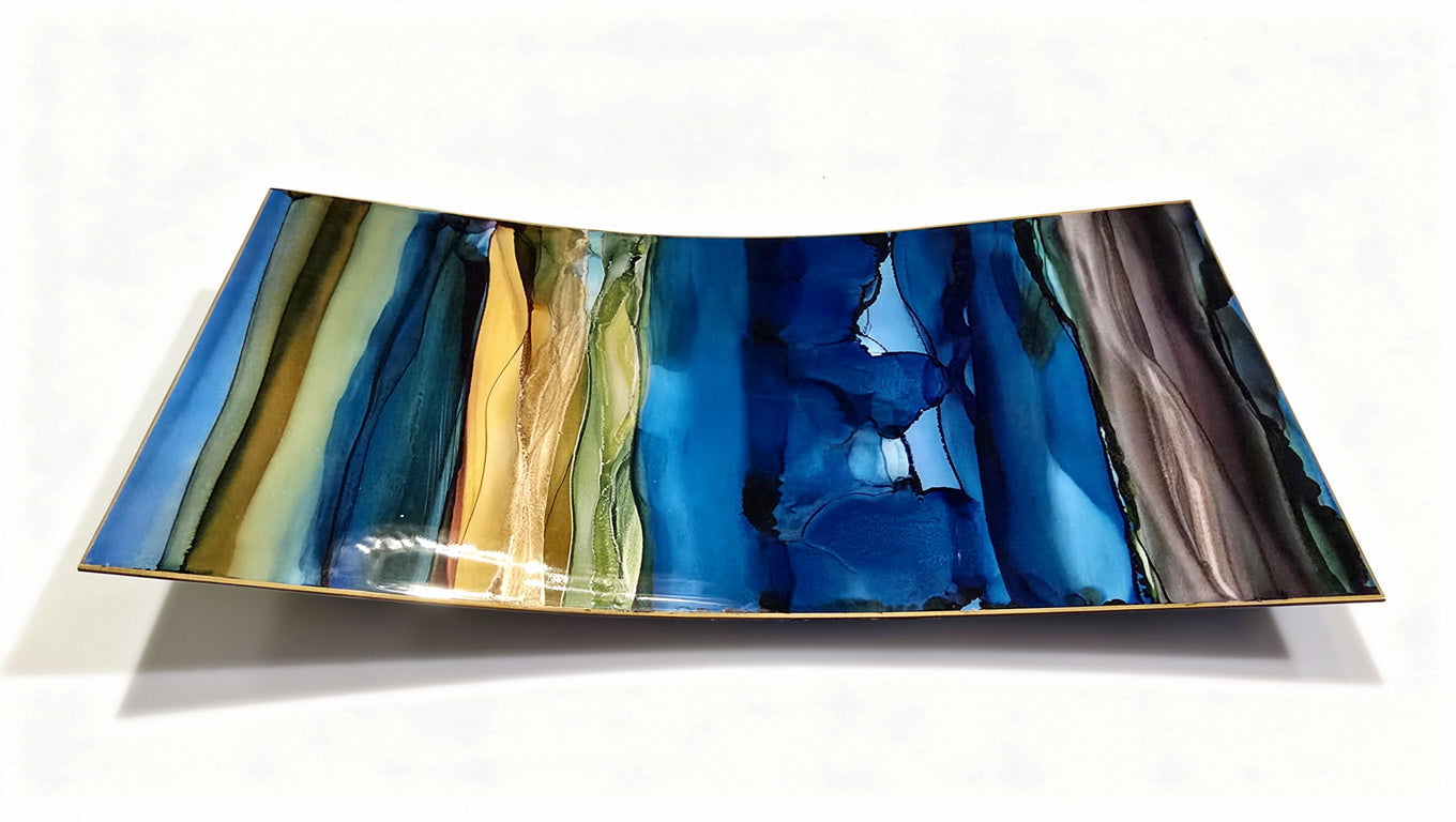 Coastal Drift - Metal Decorative Tray 6"x12"