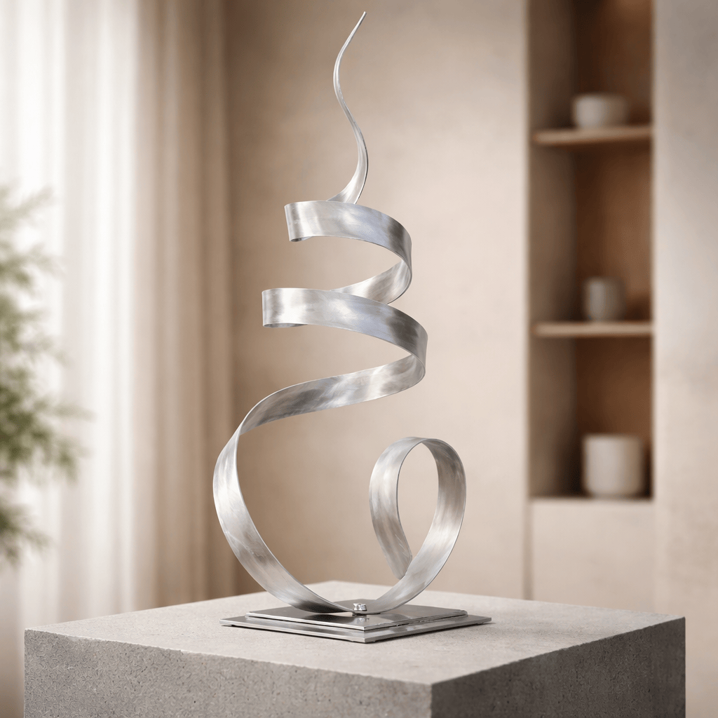 Flowing Tide - Metal Sculpture 18"x10"