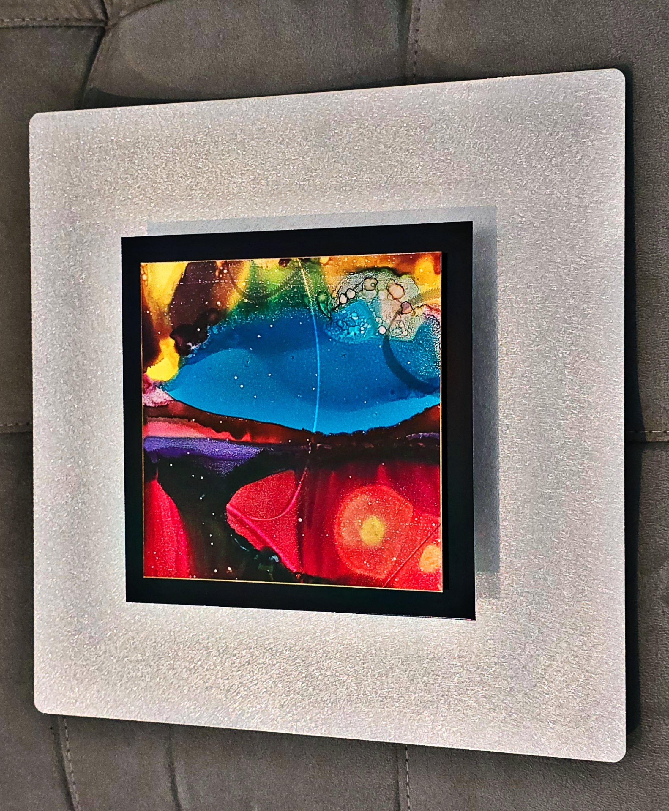 Celestial Dance - Metal Wall Art 12"x12"