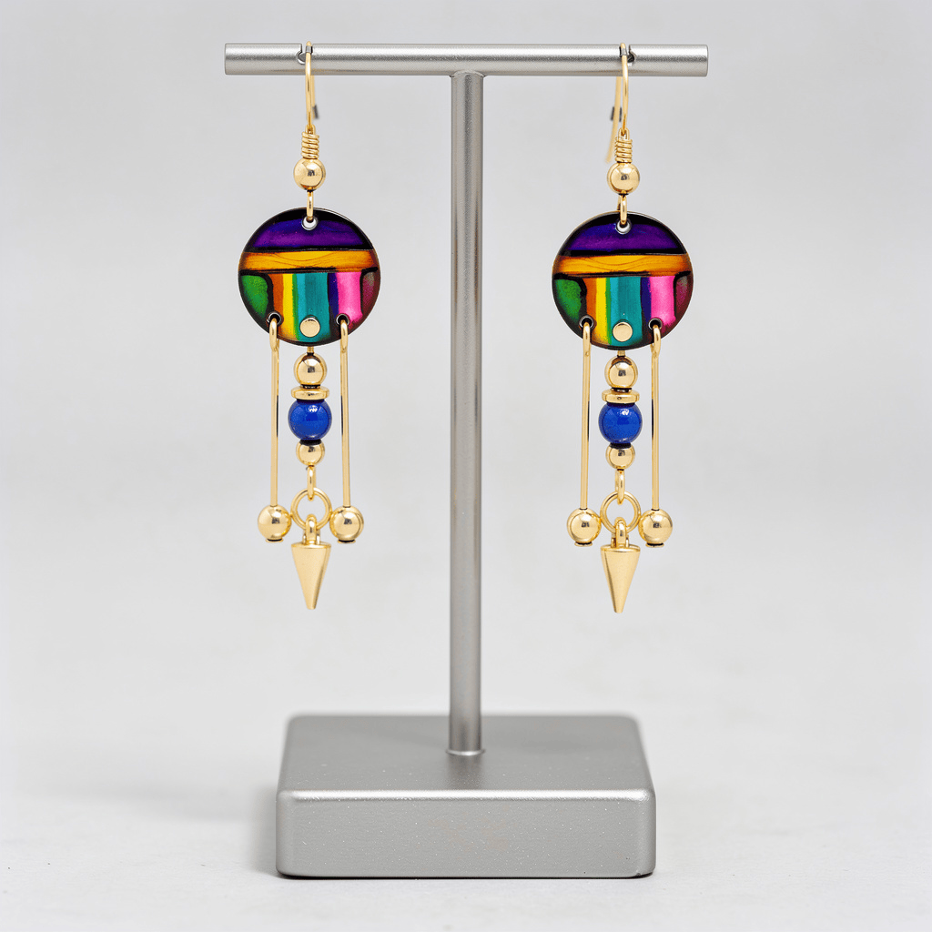 Vivid Horizon Earrings 2"