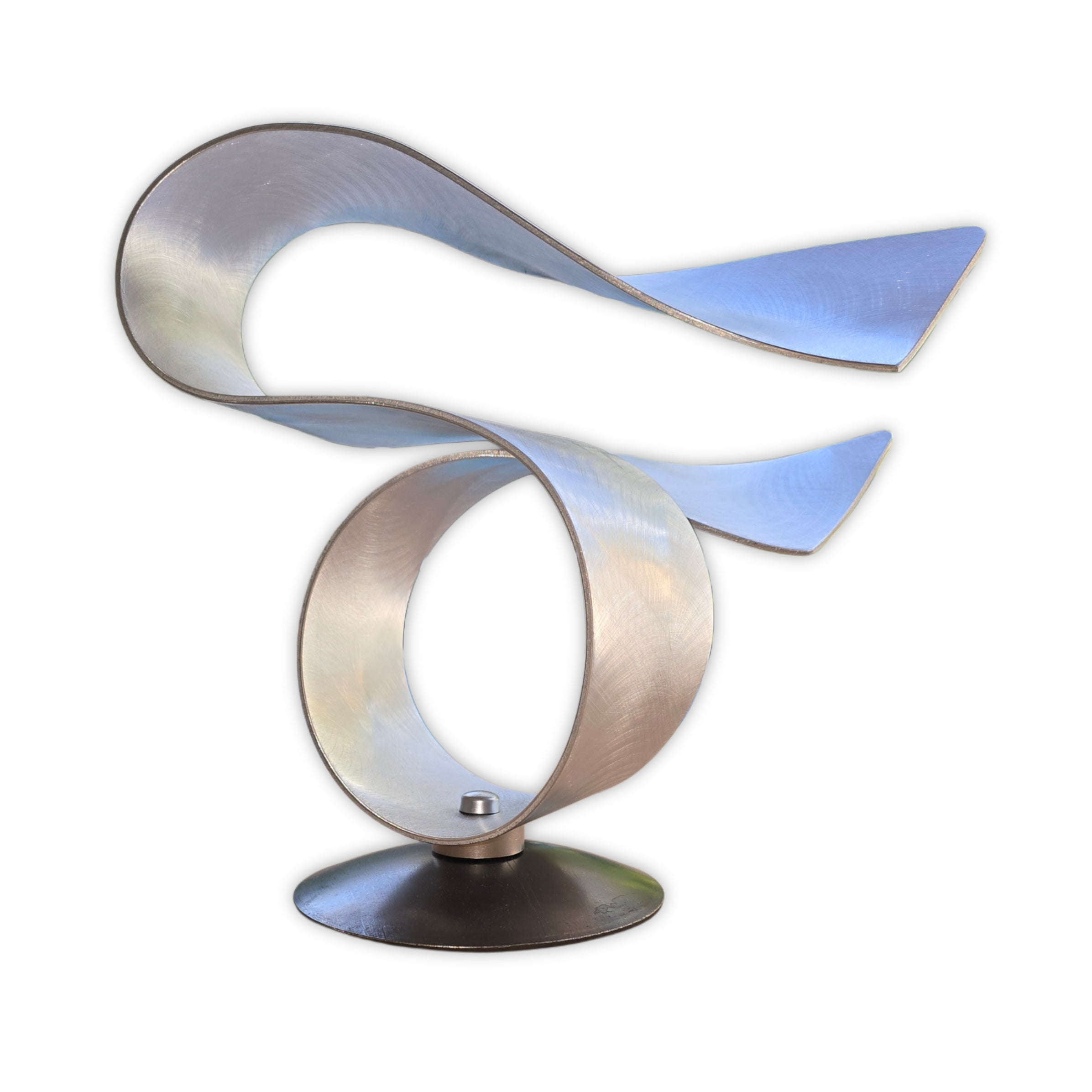 Flowing Harmony - Freestanding Metal Sculpture 12"H