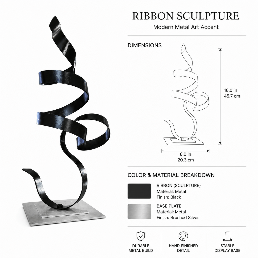 The Torque - Metal Sculpture 8"x18"