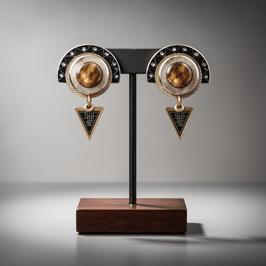 Celestial Orbit Earrings 1.25"