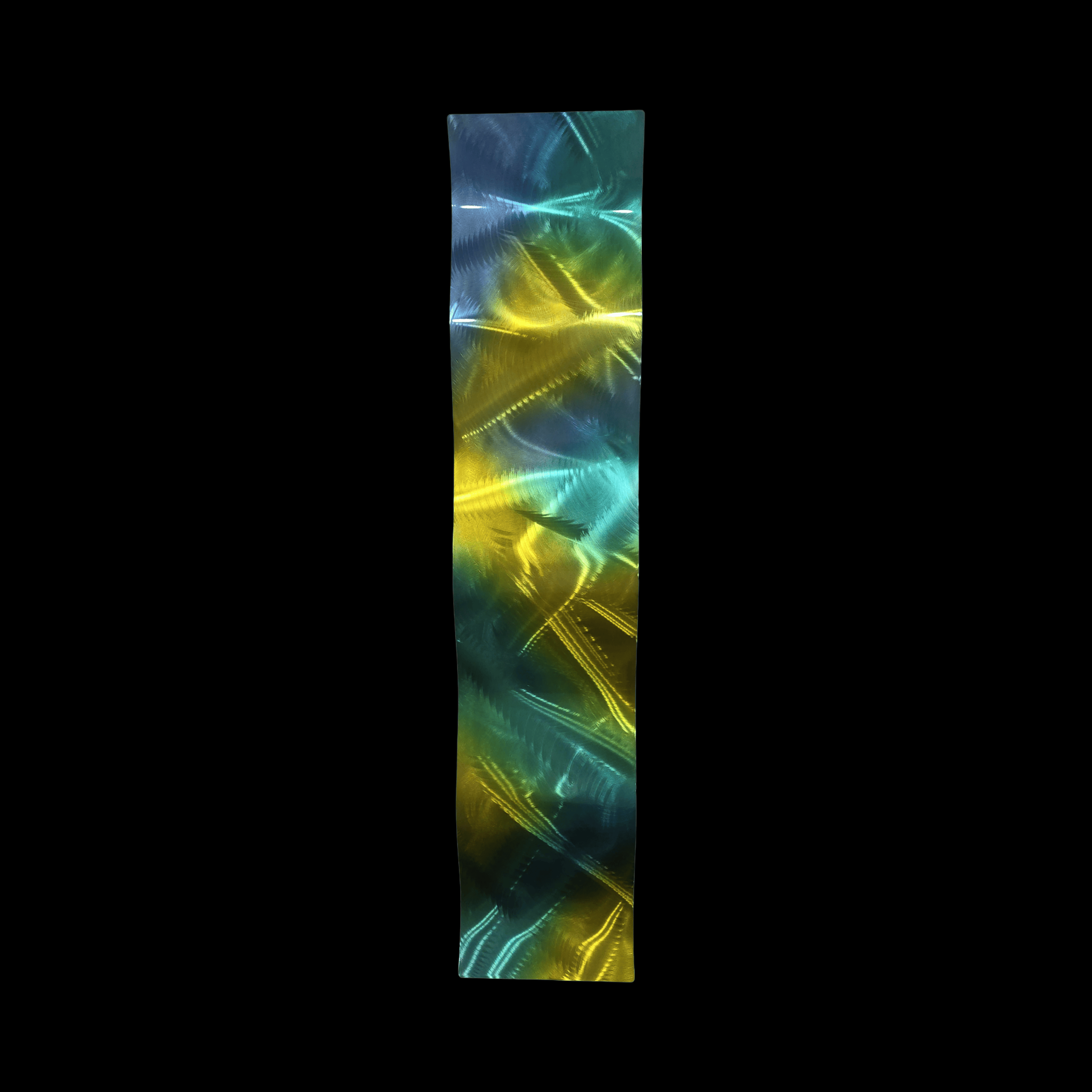 Tropical Fusion - Metal Wave Art 10"x46"
