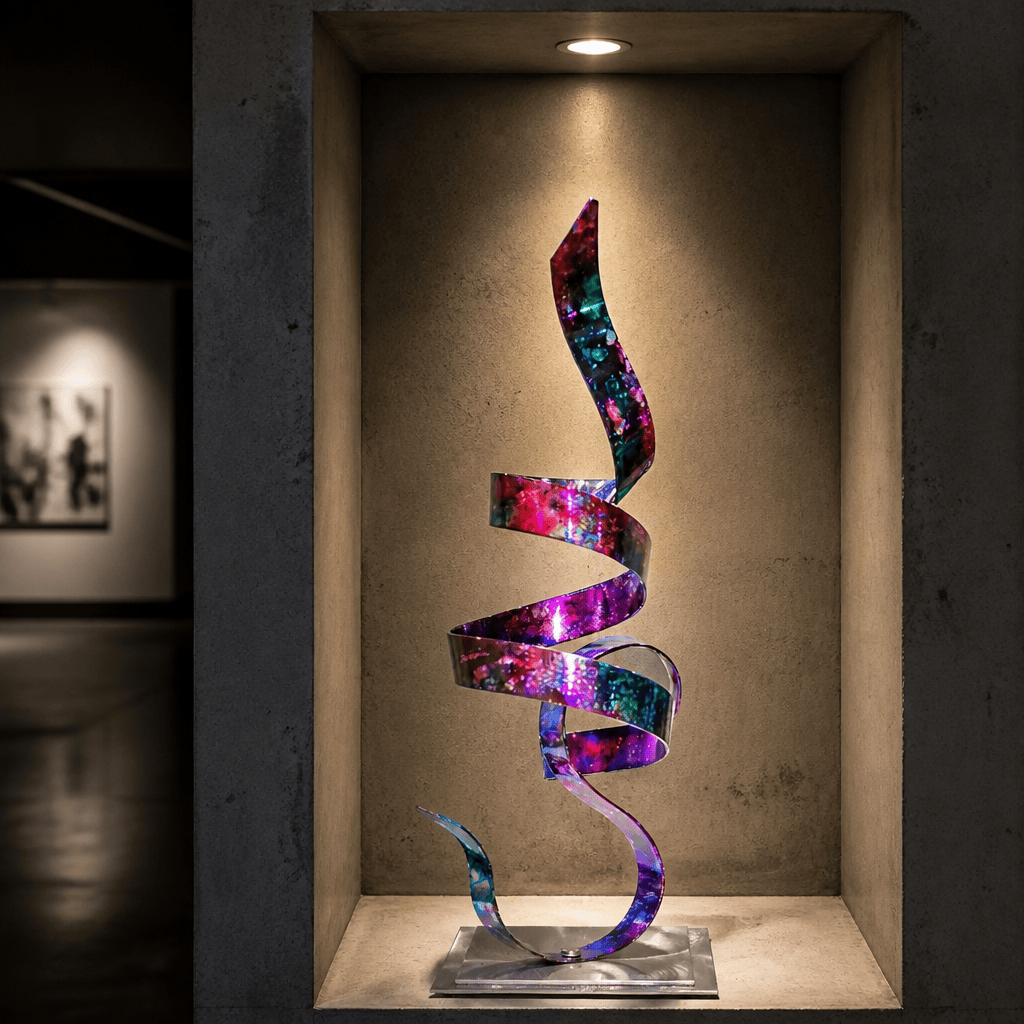 The Aurora - Metal Sculpture 8"x18"