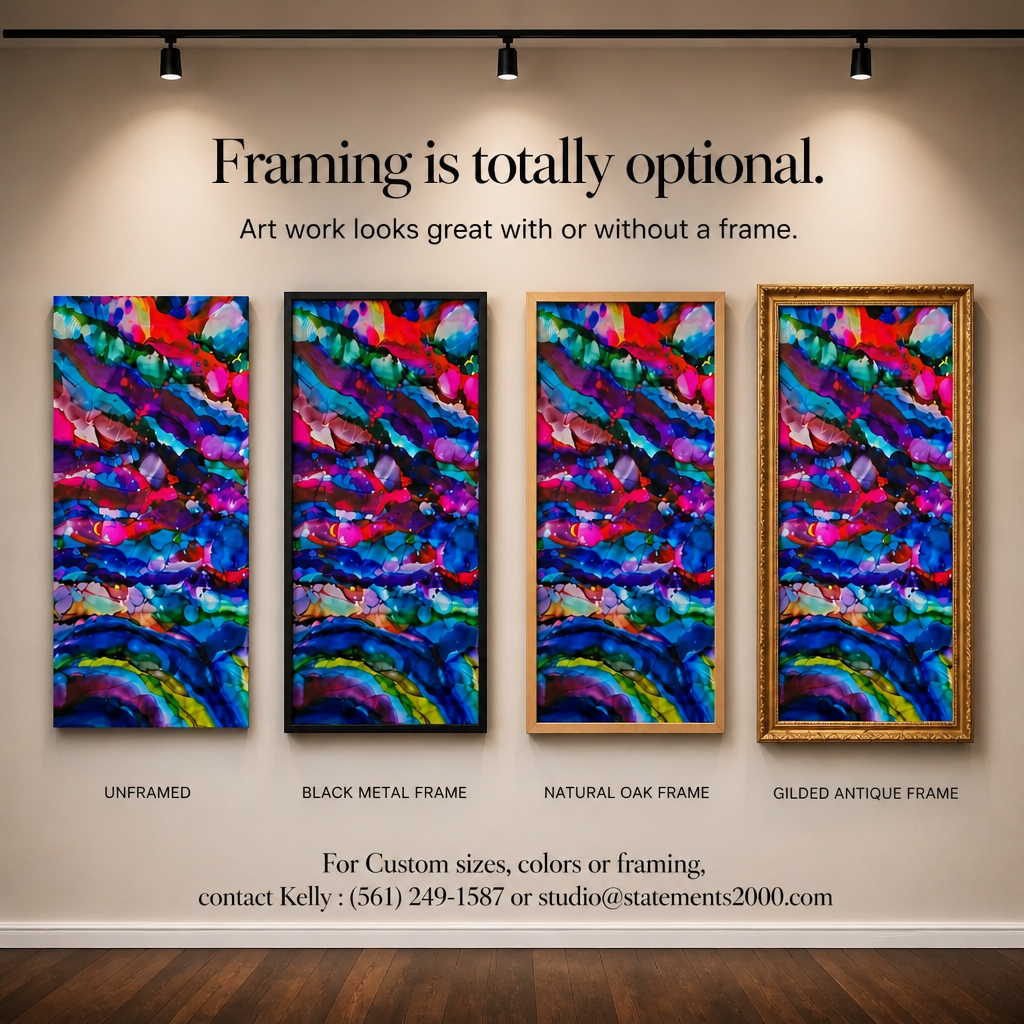 The Torrent - Metal Wall Art 16"x36"