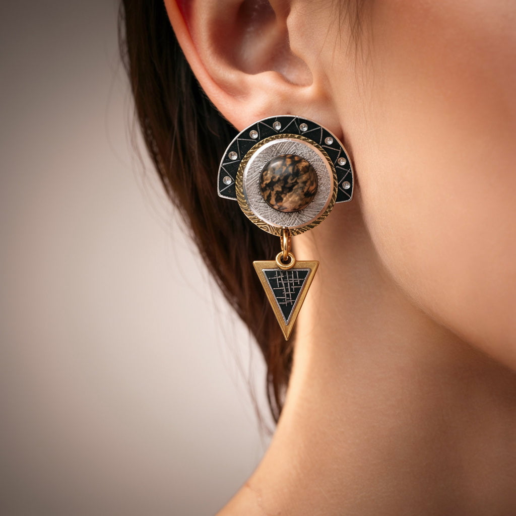 Celestial Orbit Earrings 1.25"