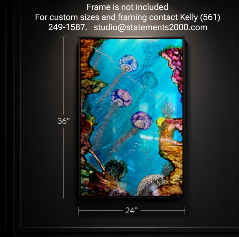 The Reef - Metal Wall Art 16"x36"