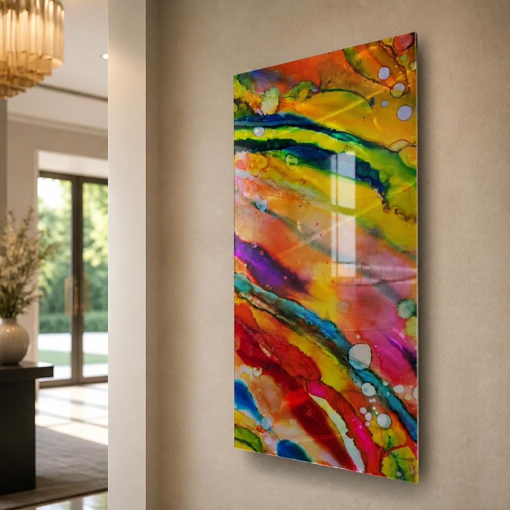 Prism Torrent - Metal Wall Art 12"x24"