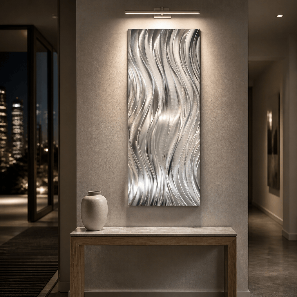Moonflow - Metal Wall Art 24"x48"