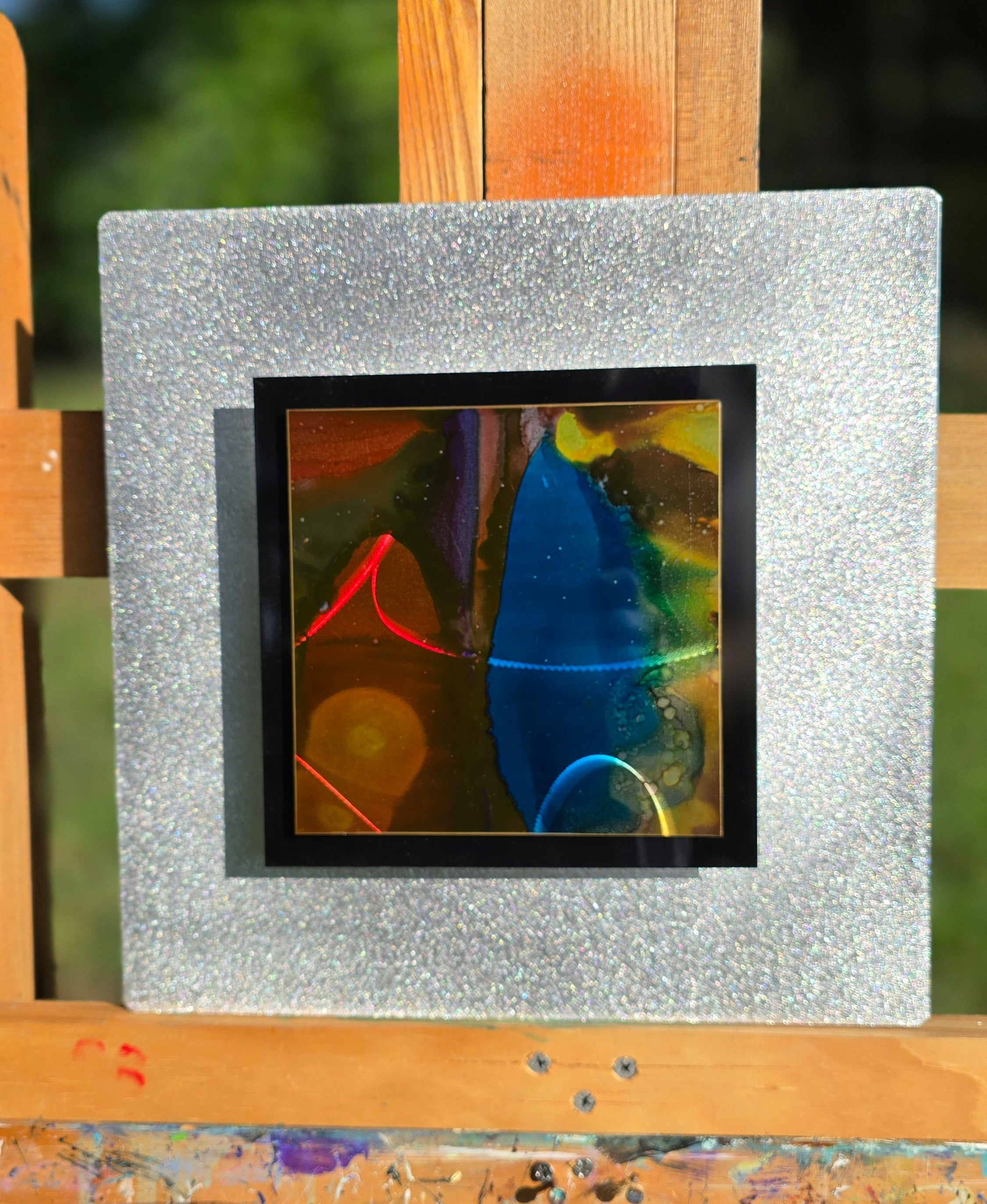 Celestial Dance - Metal Wall Art 12"x12"