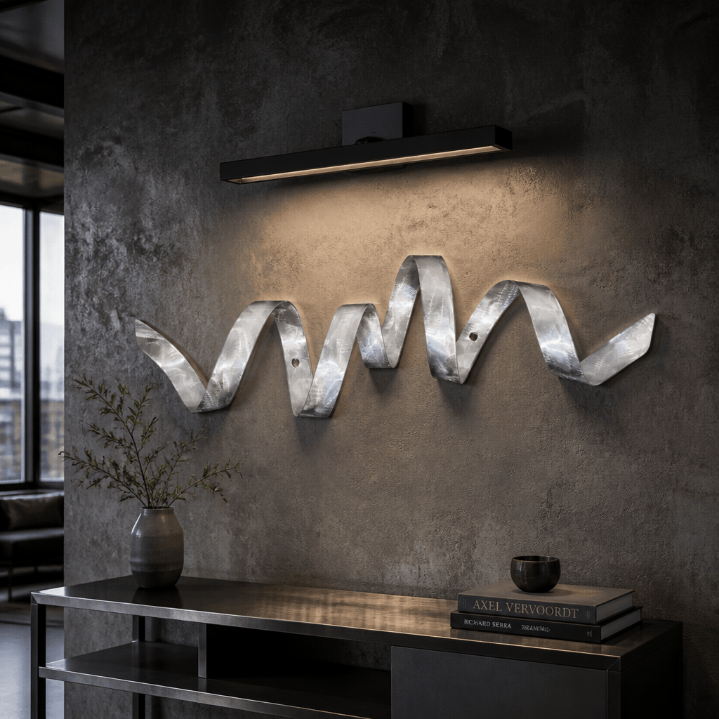 (The Helix) - Metal Wall Art 44"x10"