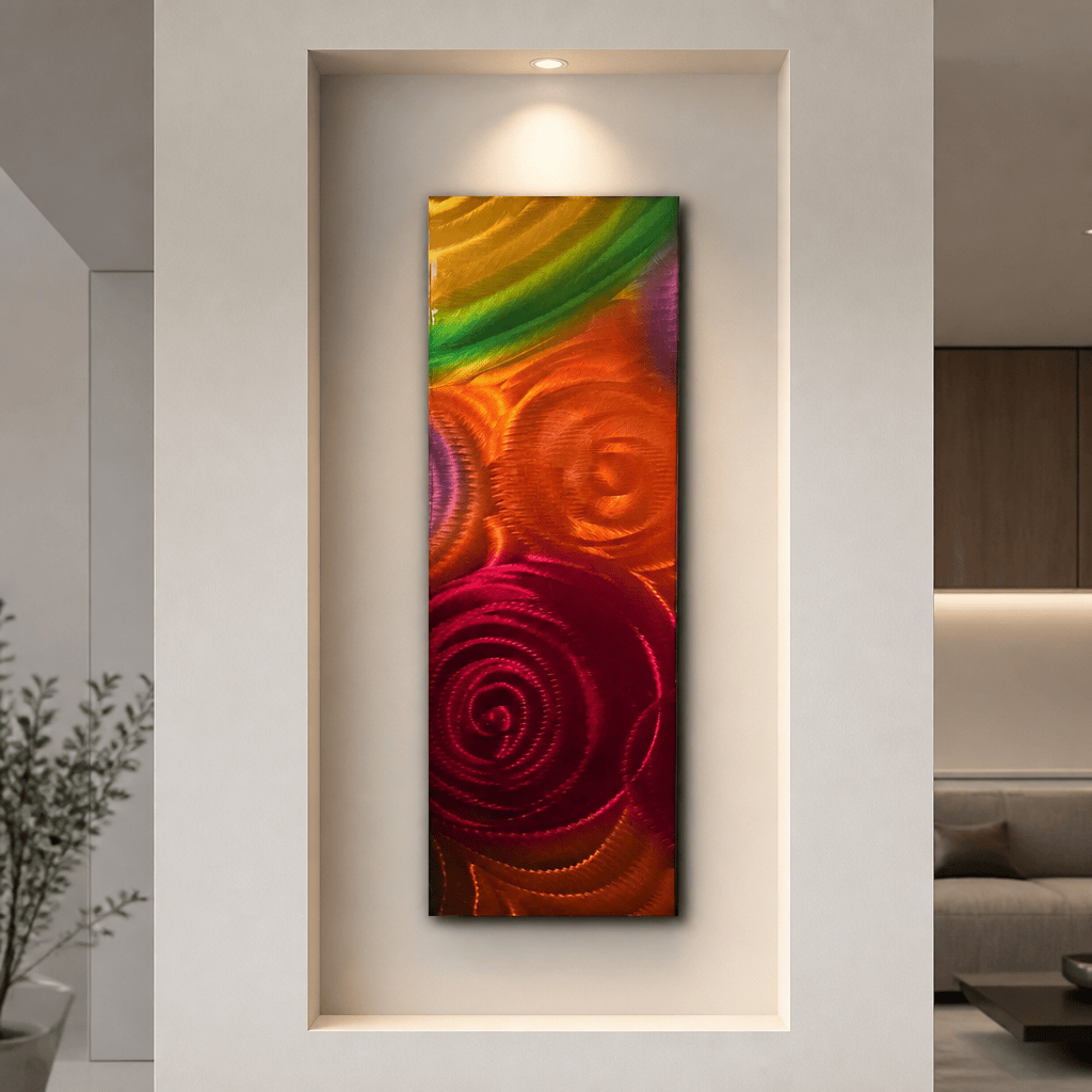 Eternal Bloom - Metal Wall Art 10"x24"