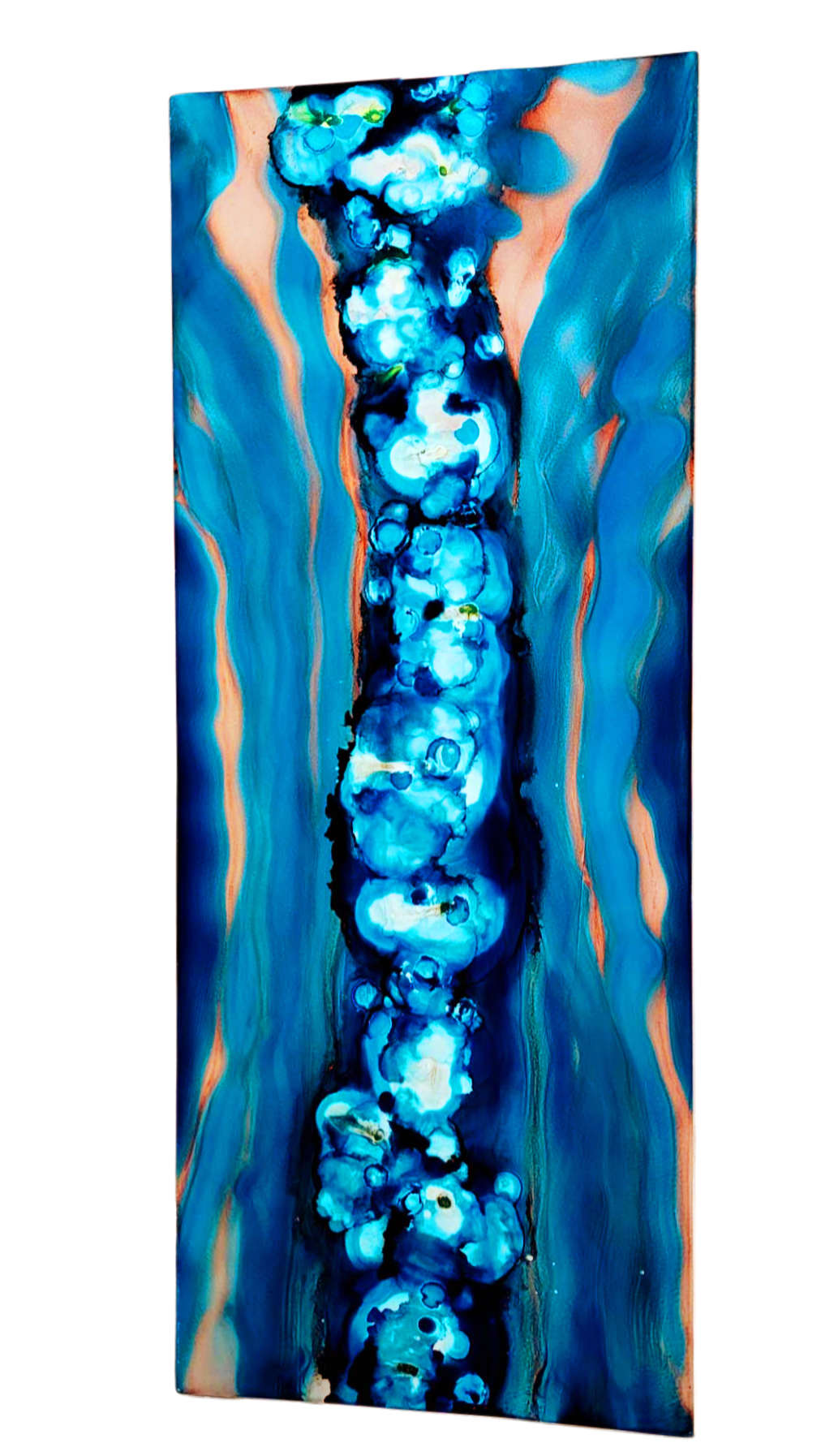 Deep Surge - Metal Wall Art 40"x16"   (gem p38)
