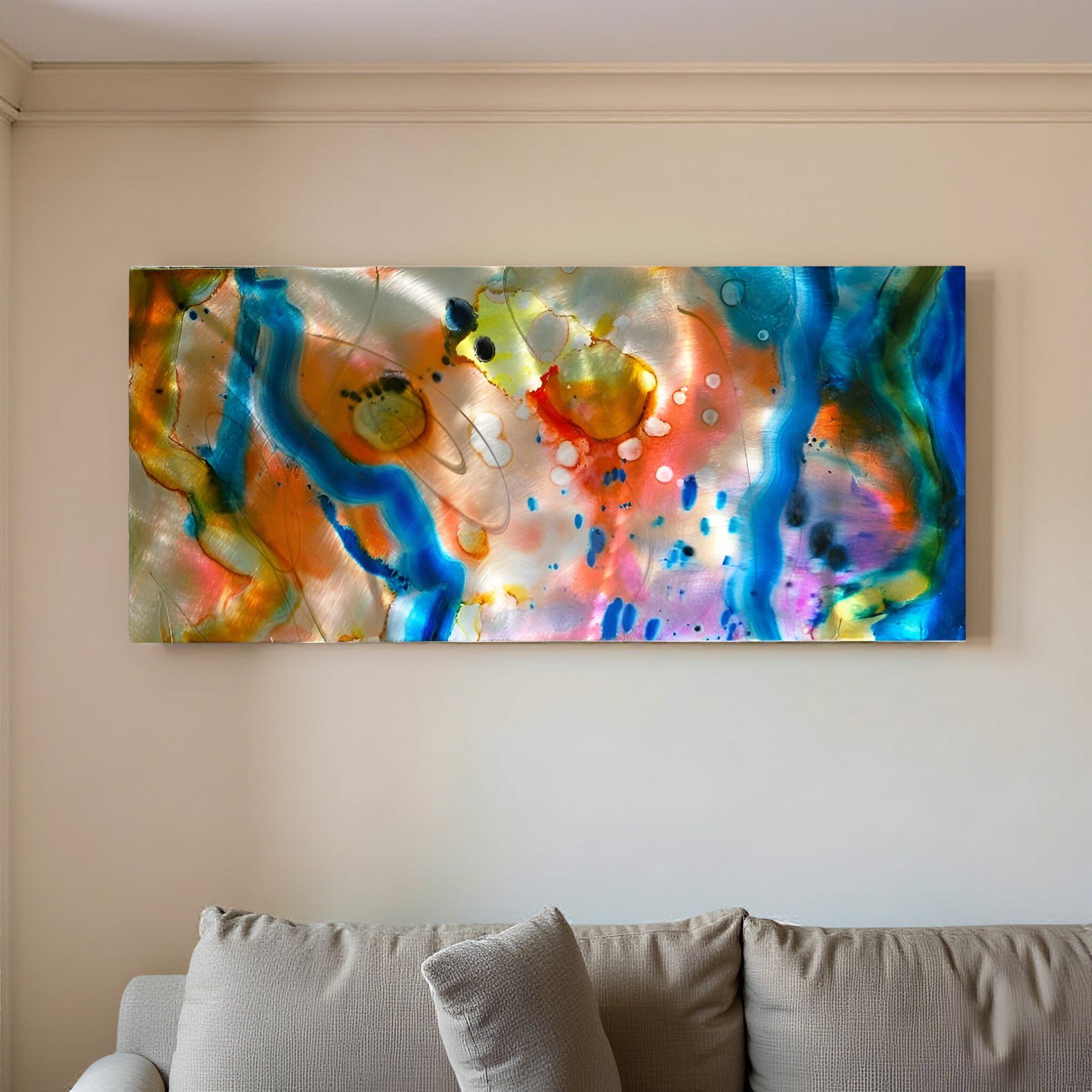 Luminous Awakening - Metal Wall Art 16"x36"