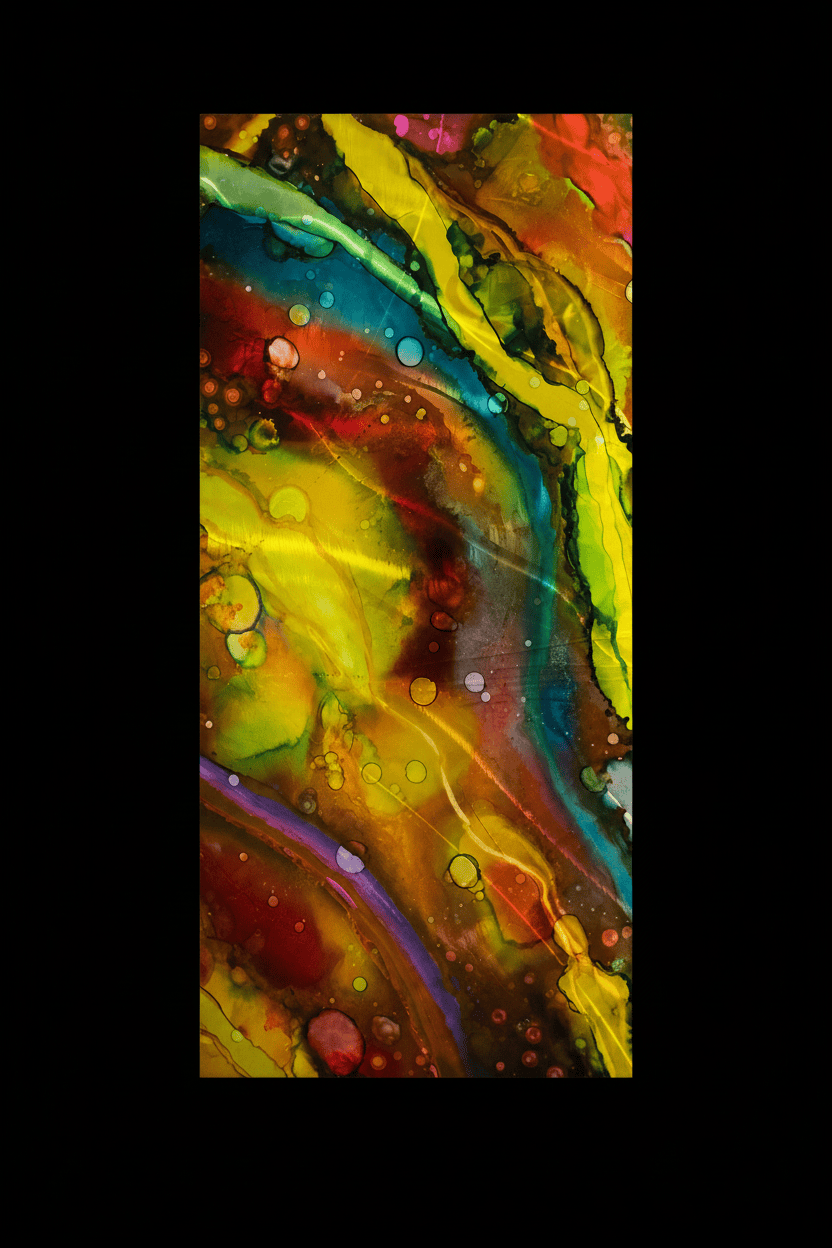 Wildfire Current - Metal Wall Art 12"x24"