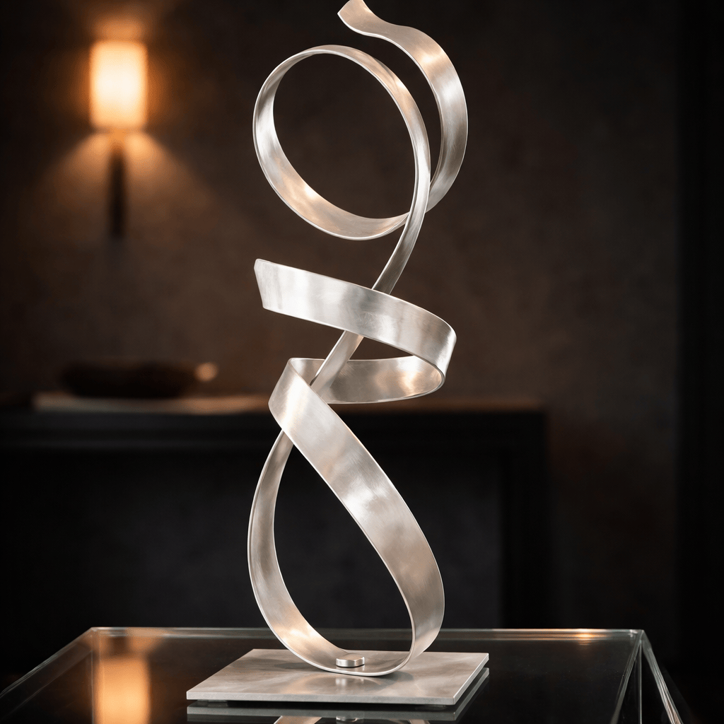 Eternal Flow - Metal Sculpture 18"x8"