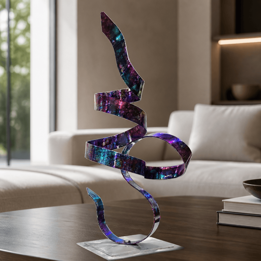 The Aurora - Metal Sculpture 8"x18"