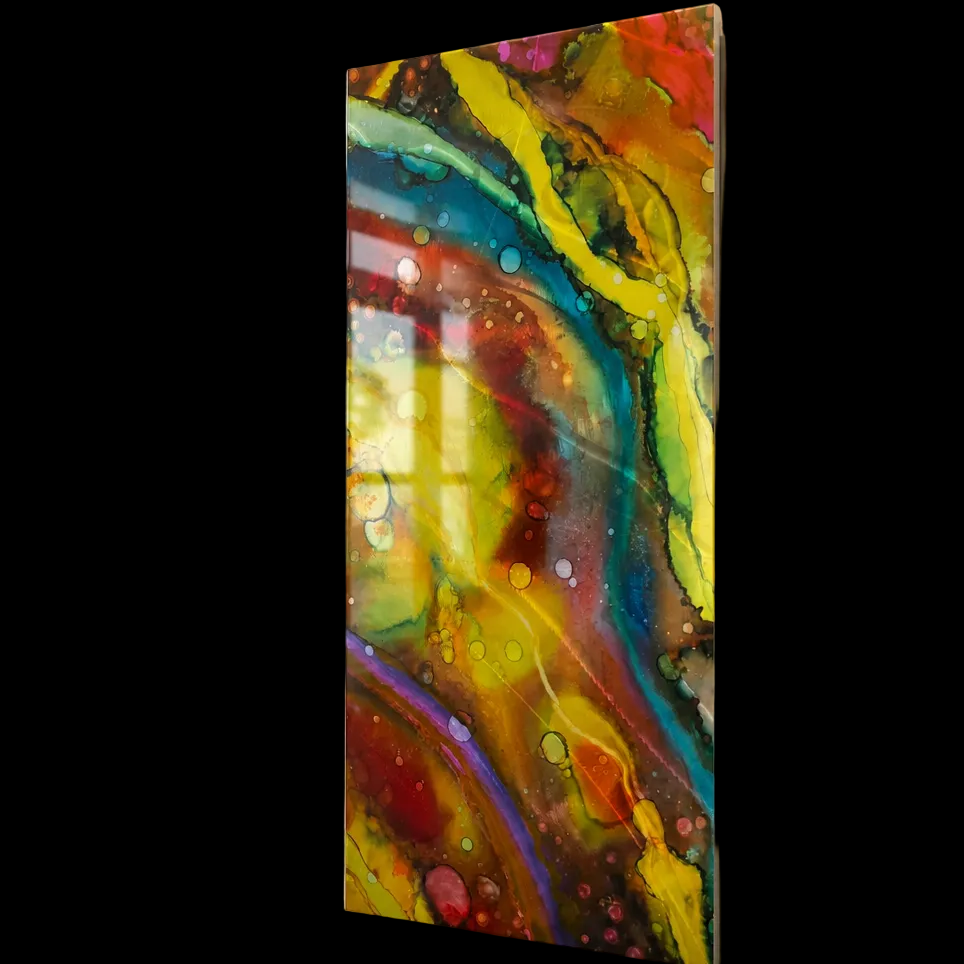Wildfire Current - Metal Wall Art 12"x24"