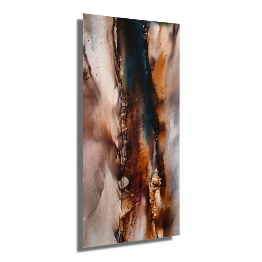 Earthen Tides - Metal Wall Art 24"x48"