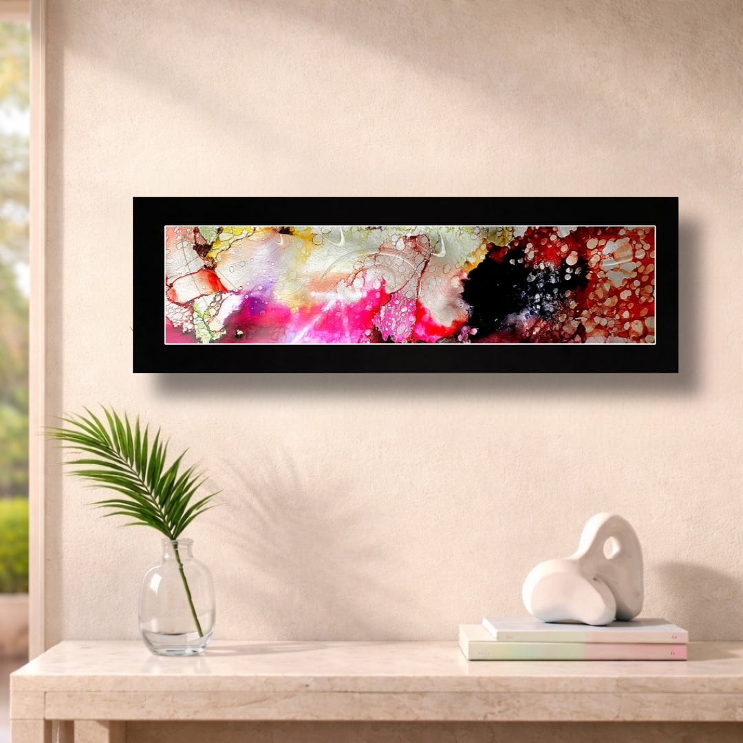 Blossom & Void - Metal Wall Art 9"x27"